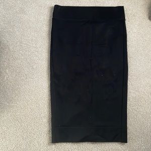 Helmet Lang black pencil skirt